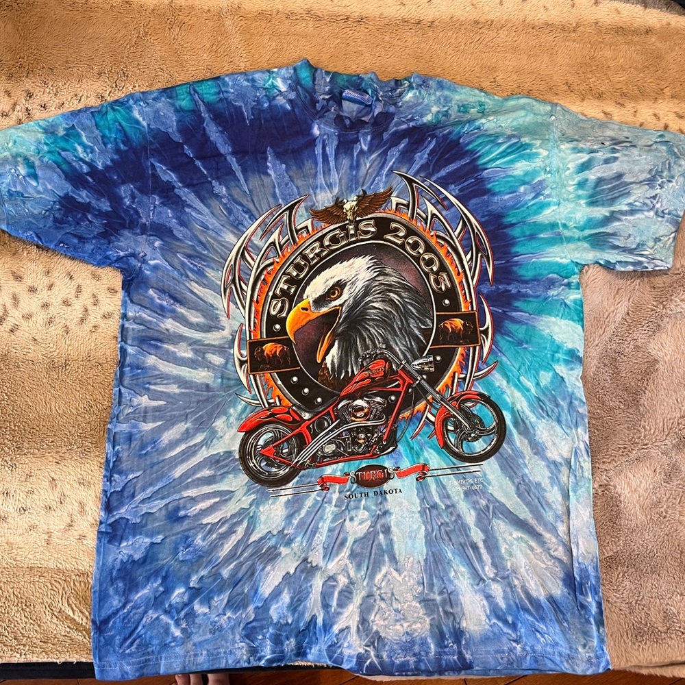 Size large Sturgis 2003 t-shirt Double sided. Like new condition.